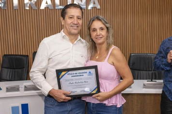 Foto - 25/05/2026 - Entrega de Títulos de Cidadãos Honorários