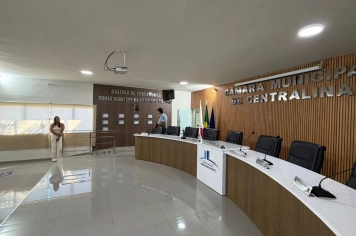 Foto - 27/04/2026 - Alunos visitam a Câmara