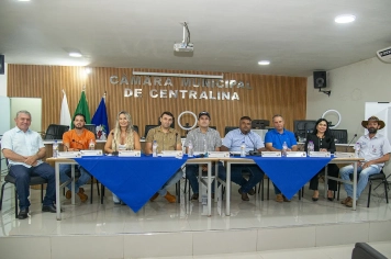 Câmara de Centralina realiza 9ª Reunião Ordinária com foco em inclusão social, infraestrutura e saúde pública