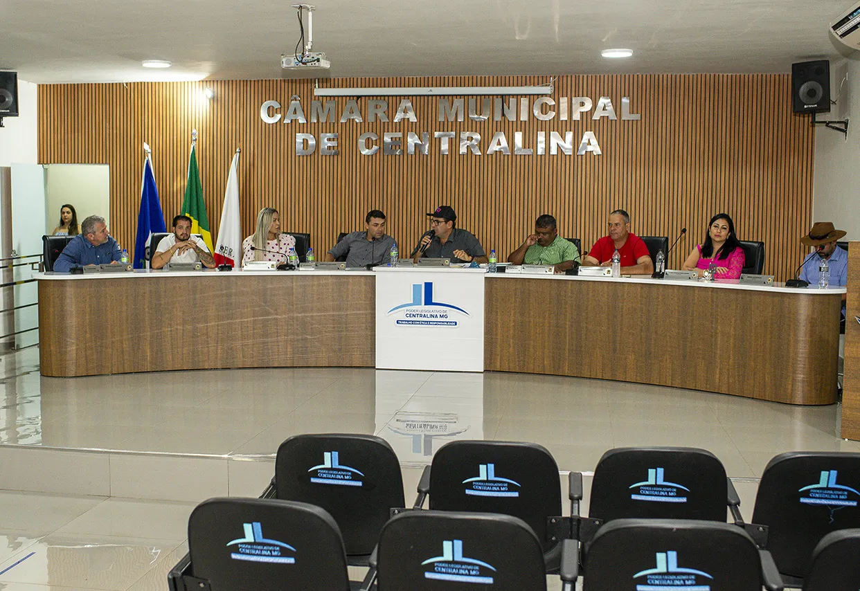 Câmara Municipal de Centralina inicia trabalhos legislativos com a 1ª Reunião Ordinária de 2026