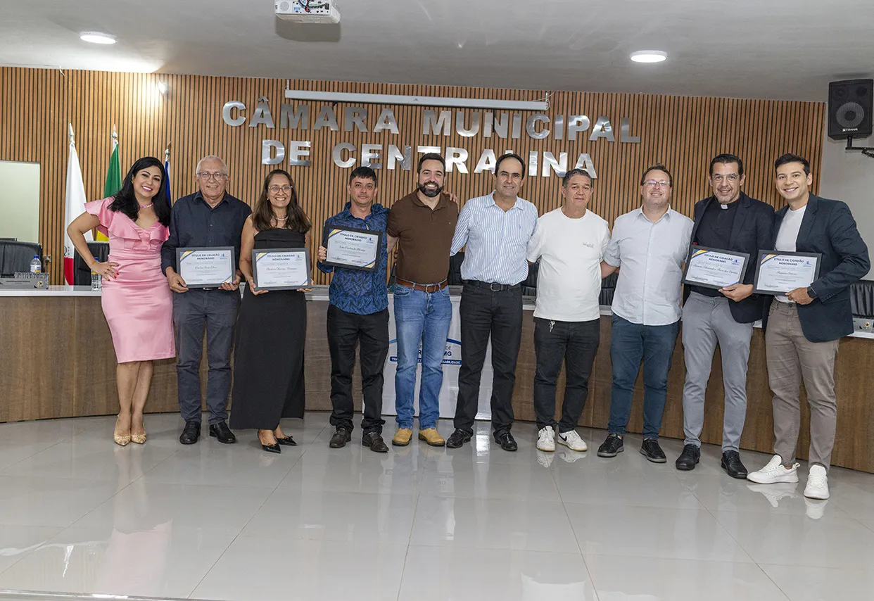Câmara realiza Sessão Solene de Entrega de Títulos Honorários